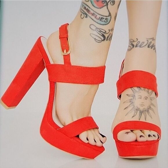 BRAND NEW JESSICA SIMPSON PLASFORM ADJUSTABLE ANKLE STRAP ROUND OPEN TOE SANDAL - Picture 1 of 16